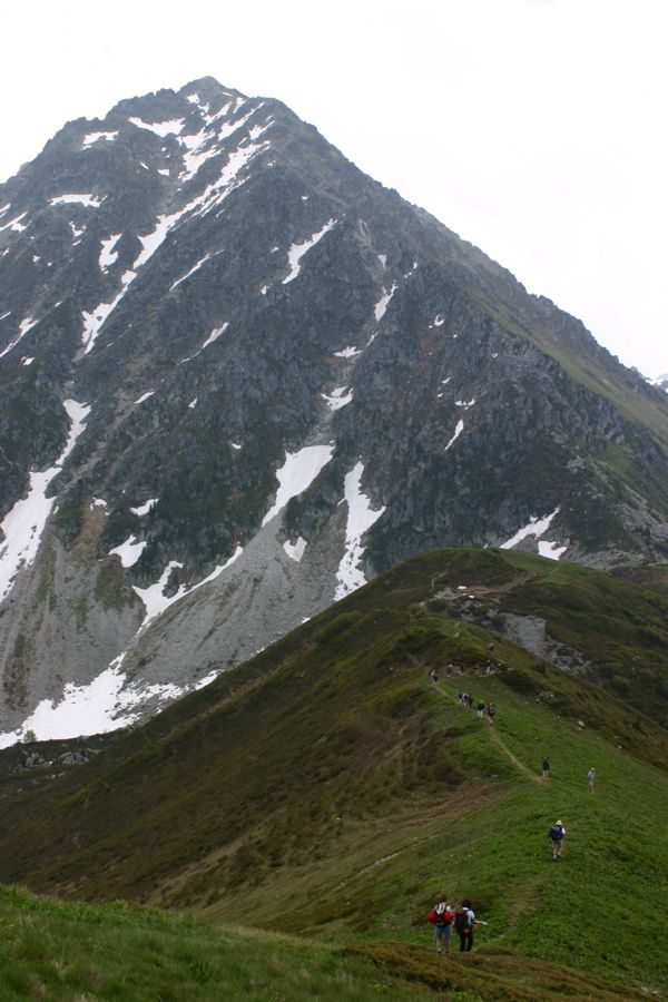 Sur la cr�te de la Grande Montagne d