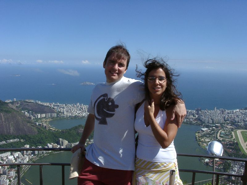 depuis le Corcovado, devant l