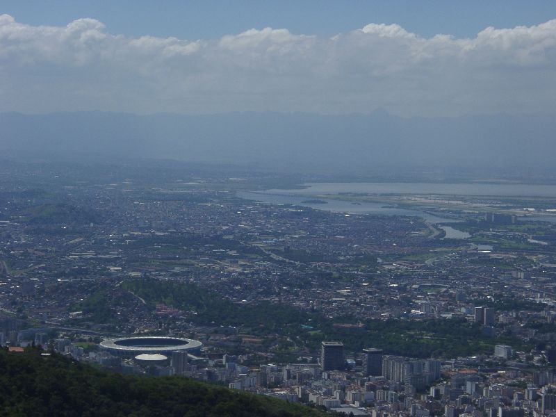 le stade de Maracana depuis Corcovado