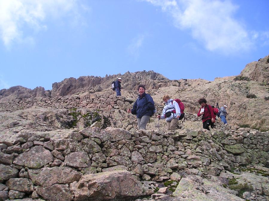 Redescente de la route de la mine de fer.