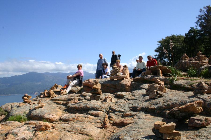 22 avril : dans les calanches, aller-retour au "ch�teau fort" par la t�te du Chien.