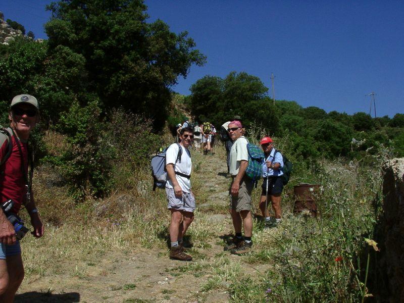Mont�e vers Corbara