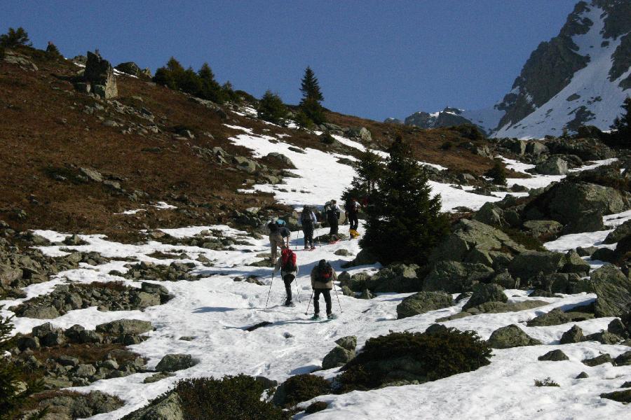 premi�res pentes neigeuses